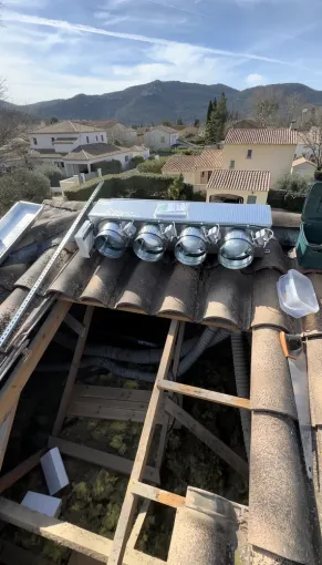 Installation de climatisation gainable avec régulation airzone à gémenos, Aubagne, SAS DAVID FROID