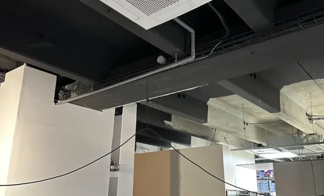 Installation de climatisation dans une pharmacie à roquevaire, Aubagne, SAS DAVID FROID