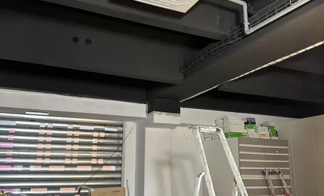 Installation de climatisation dans une pharmacie à roquevaire, Aubagne, SAS DAVID FROID