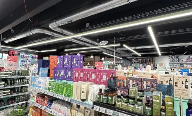 Installation de climatisation dans une pharmacie à roquevaire, Aubagne, SAS DAVID FROID